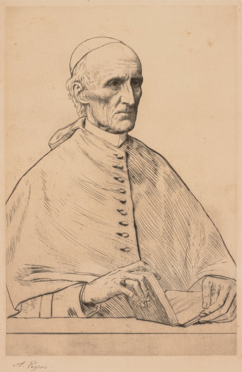 Cardeal Manning de Alphonse Legros