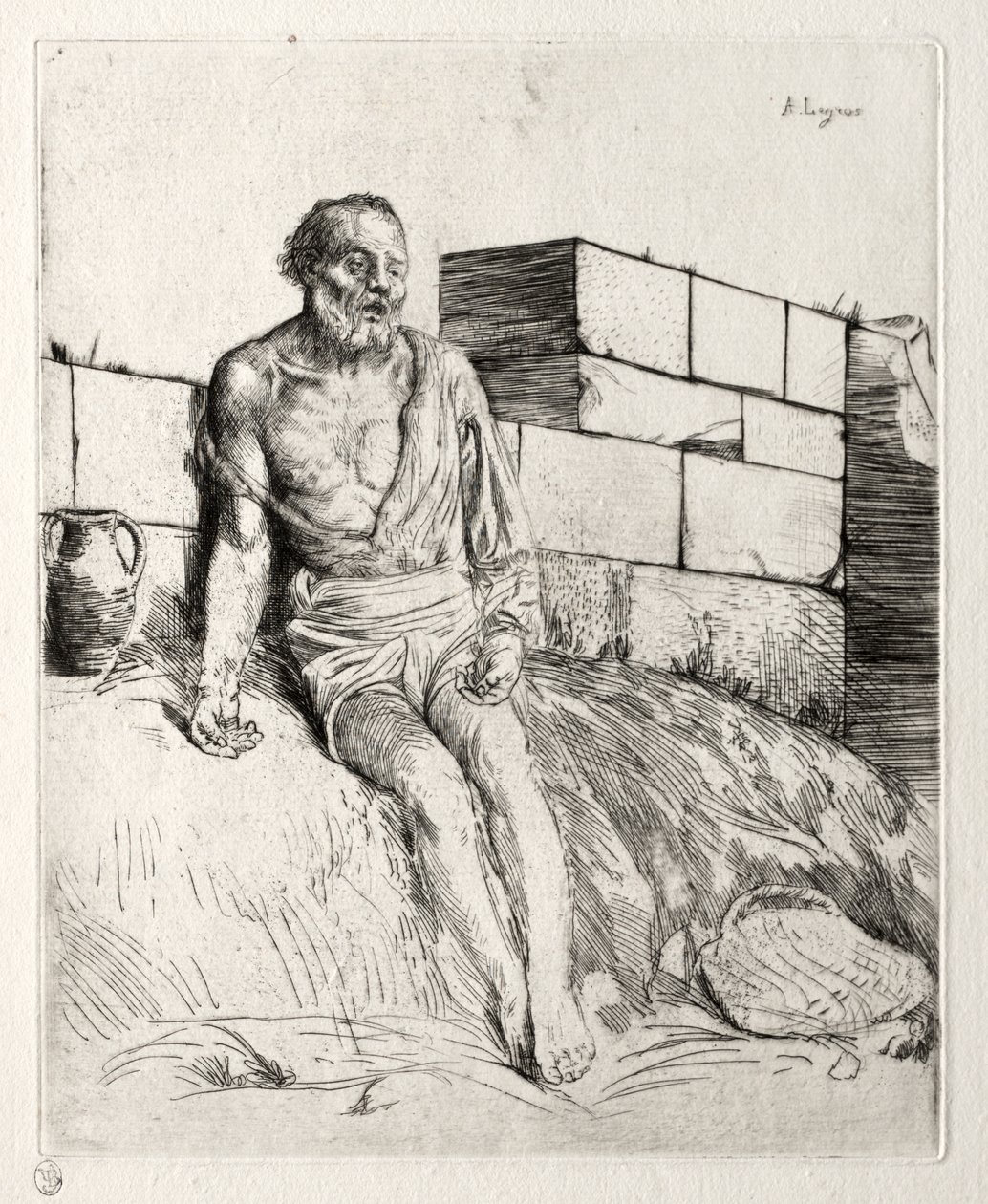 Trabalho (Primeira Placa) de Alphonse Legros
