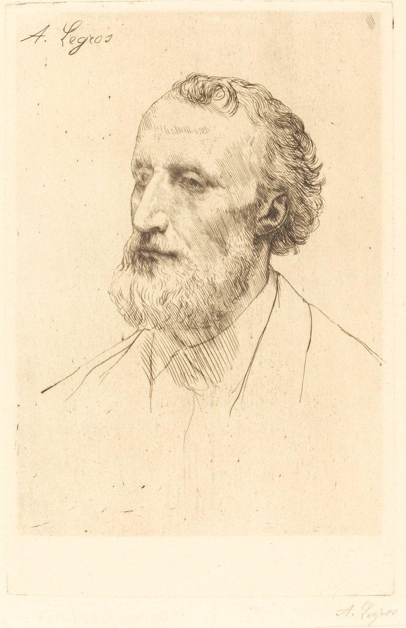 Jules Dalou, 1st plate de Alphonse Legros