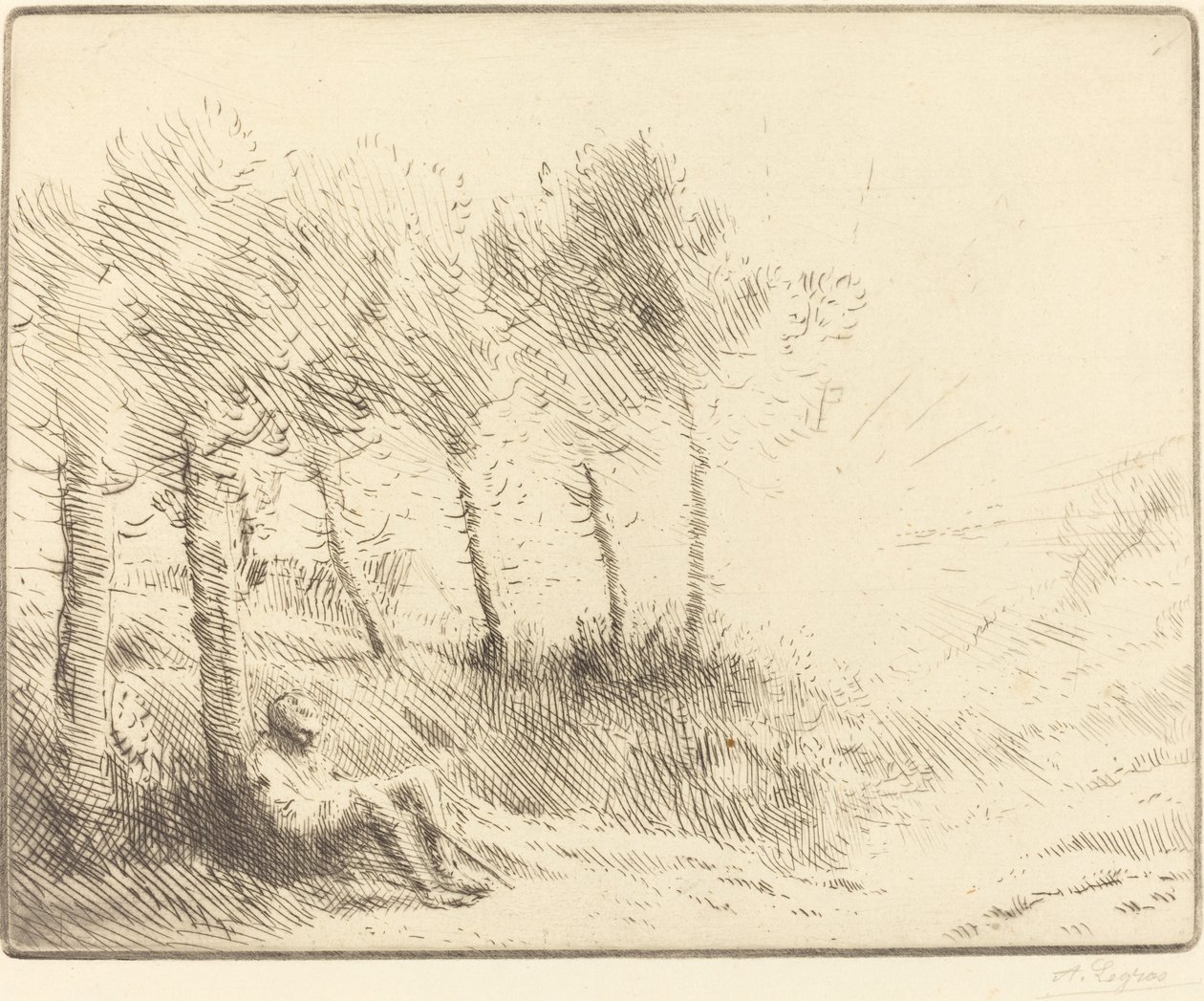 Paisagem de Alphonse Legros
