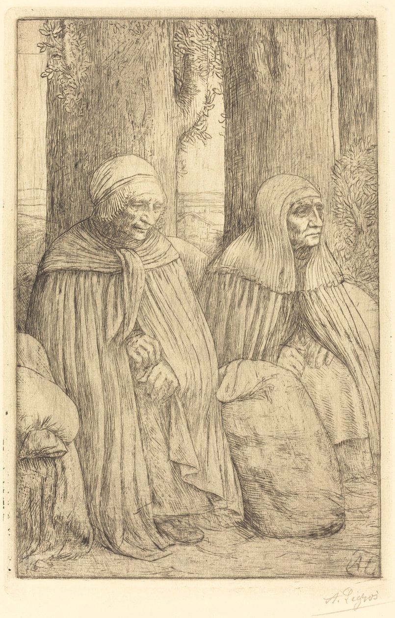 Camponês (camponese) de Alphonse Legros