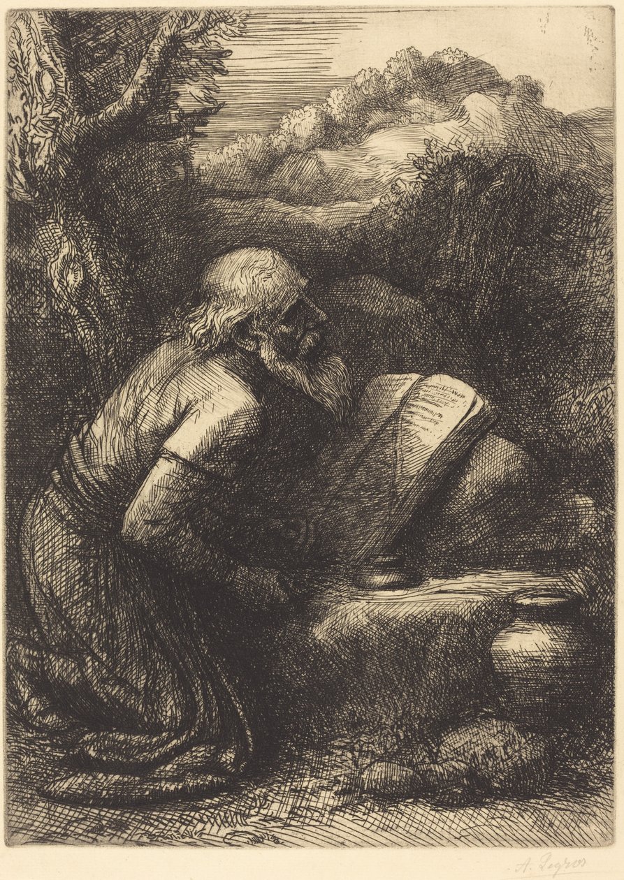 São Jerônimo, 2ª chapa. de Alphonse Legros