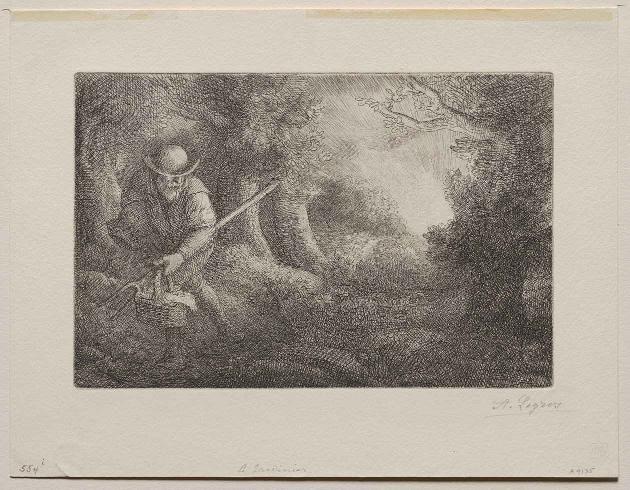 O jardineiro de Alphonse Legros