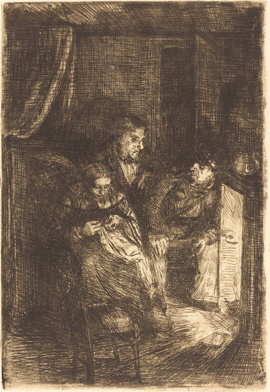 A Lareira (Le foyer) de Alphonse Legros