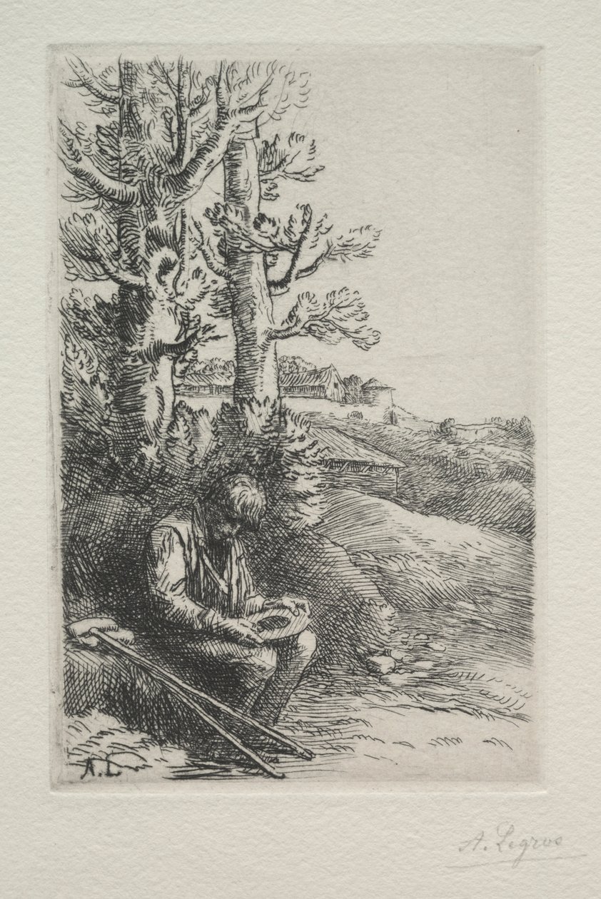 O pequeno mendigo de Alphonse Legros
