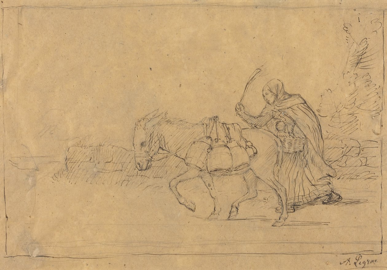 A Leiteira de Bolonha. de Alphonse Legros