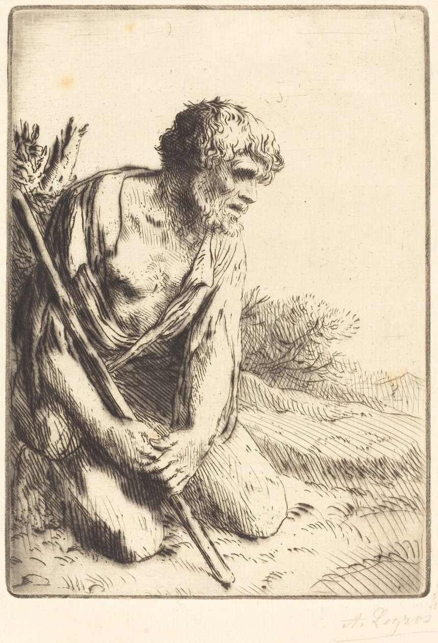 O Filho Pródigo, 3ª placa de Alphonse Legros