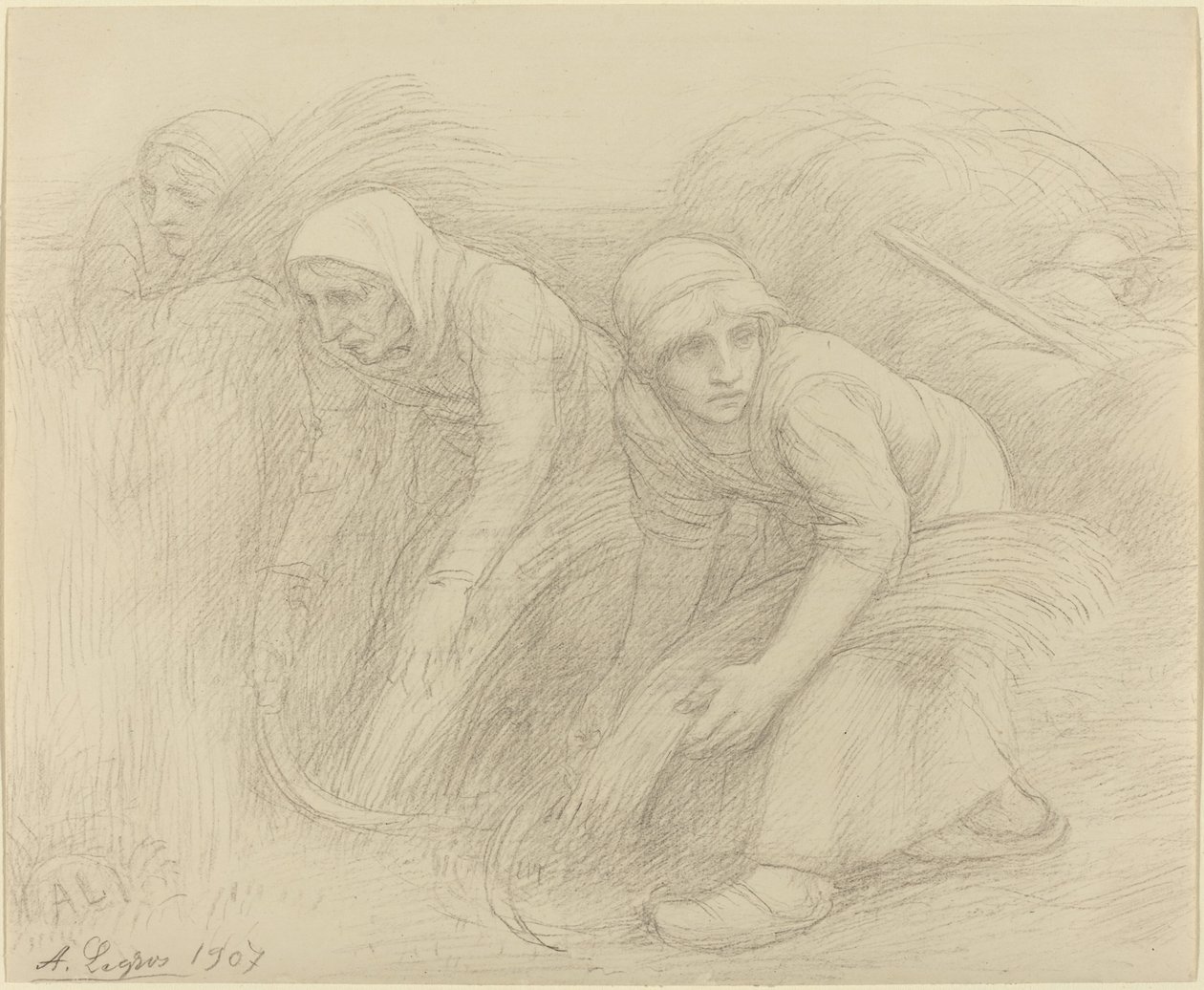 Os Ceifadores, 1907. de Alphonse Legros