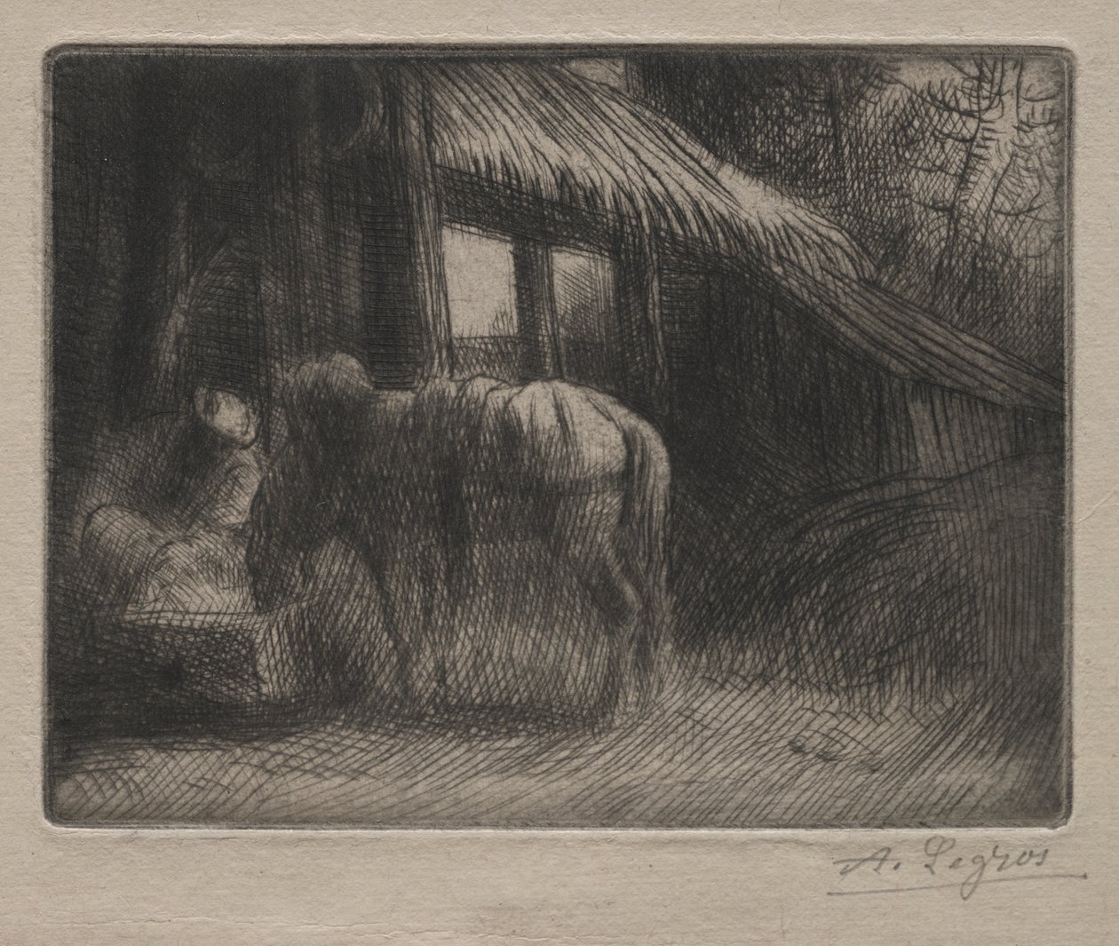 O Regar (2º Prato) de Alphonse Legros