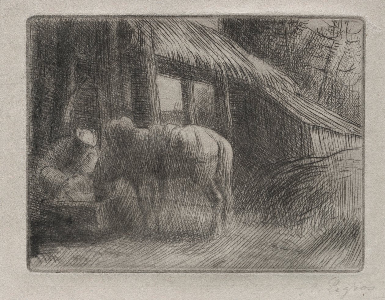 O segundo lugar da rega. de Alphonse Legros