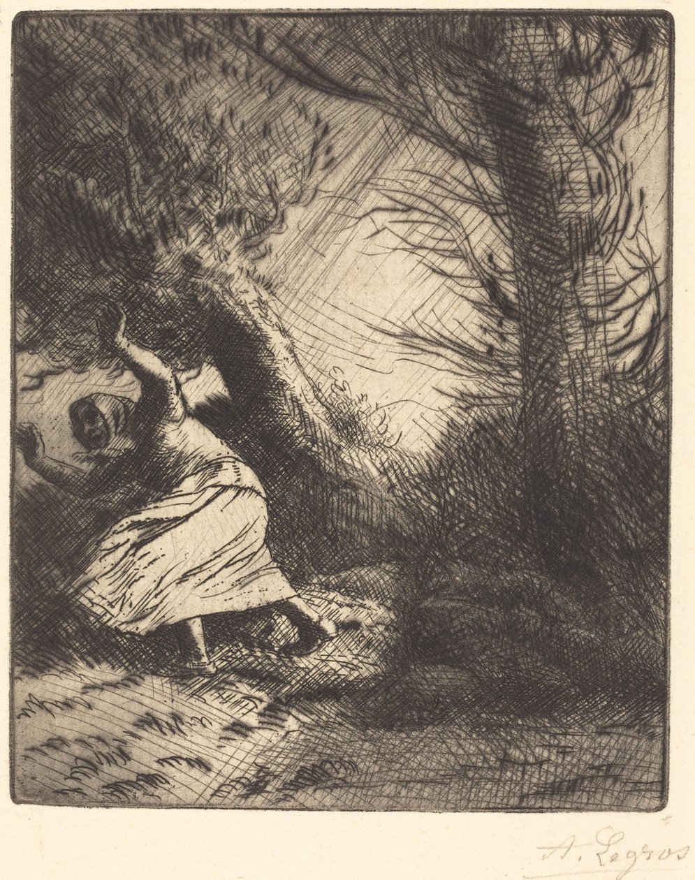 Trovão Um raio. de Alphonse Legros