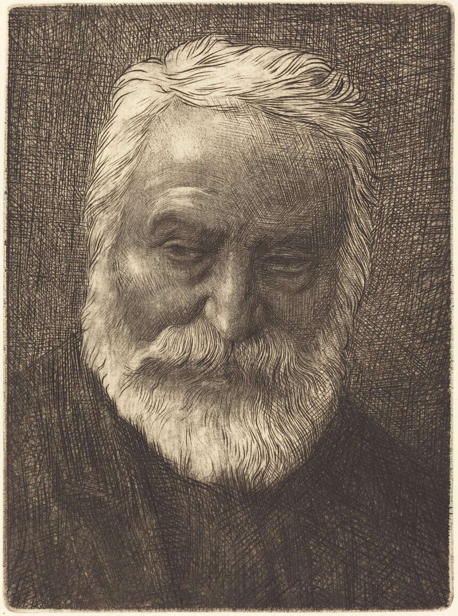 Victor Hugo, 2ª chapa. de Alphonse Legros