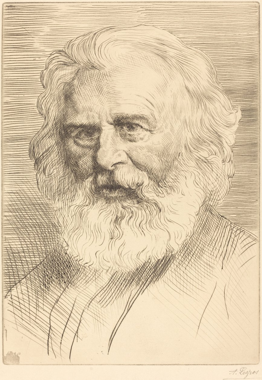 W.H. Longfellow, 1º prato de Alphonse Legros