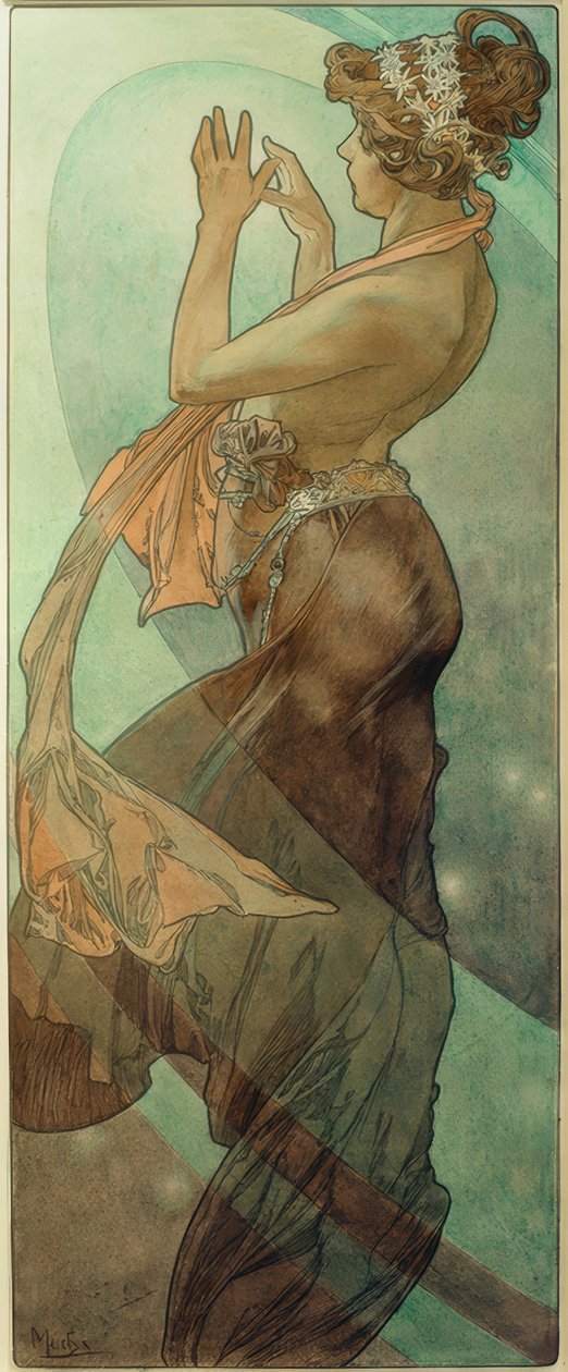 Estrela da Noite de Alphonse Mucha