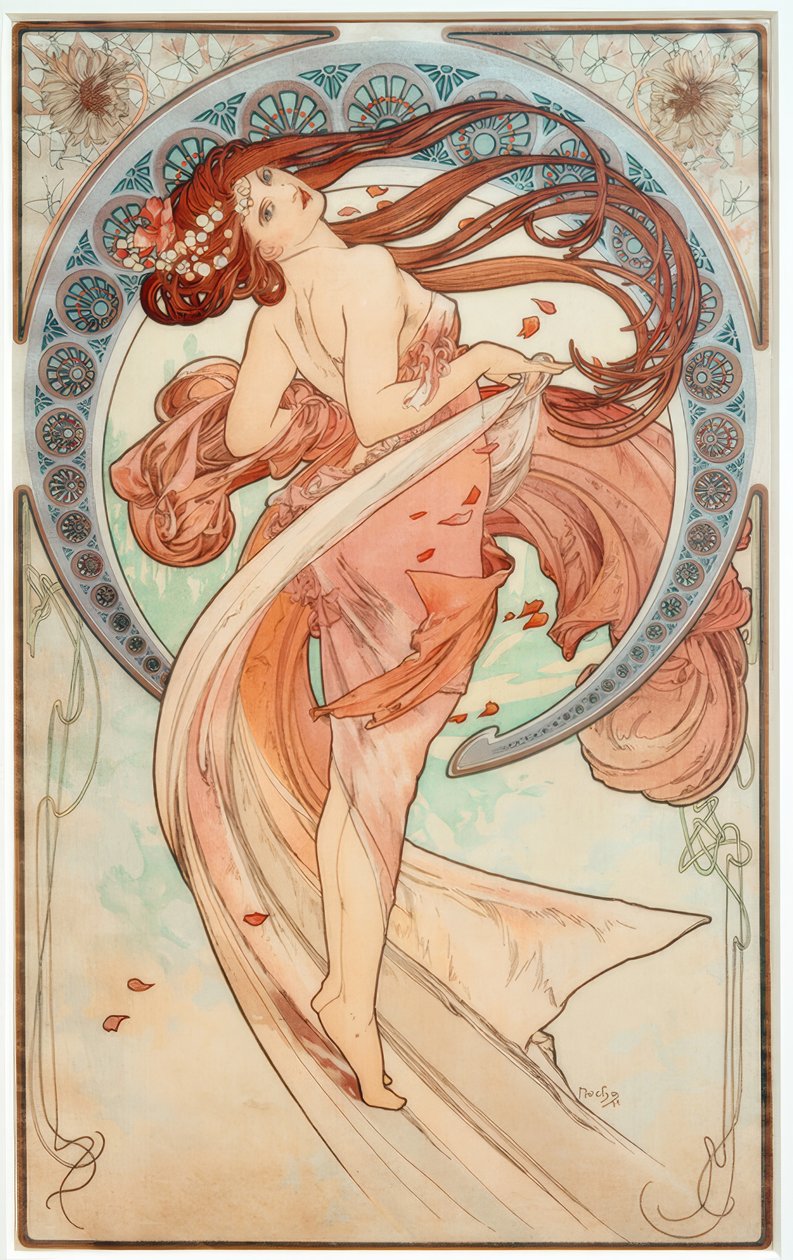 A dança de Alphonse Mucha