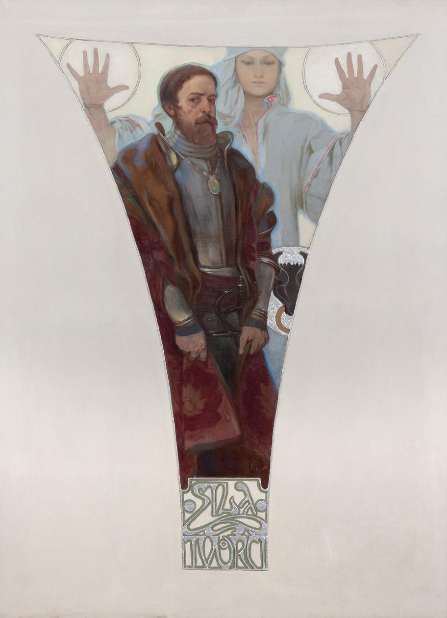 João de Pernstein, 1911 de Alphonse Mucha