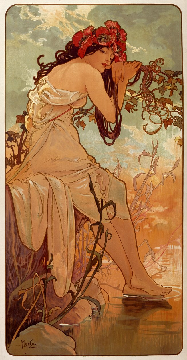 Verão de 1896. de Alphonse Mucha