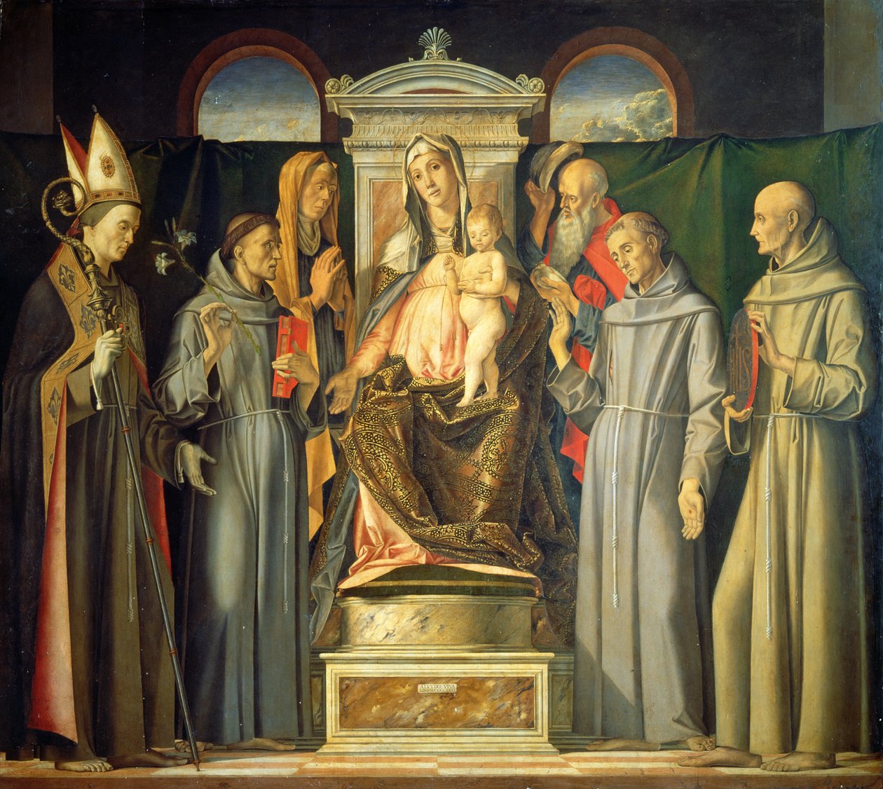 Madonna Enthroned, 1480 de Alvise Vivarini