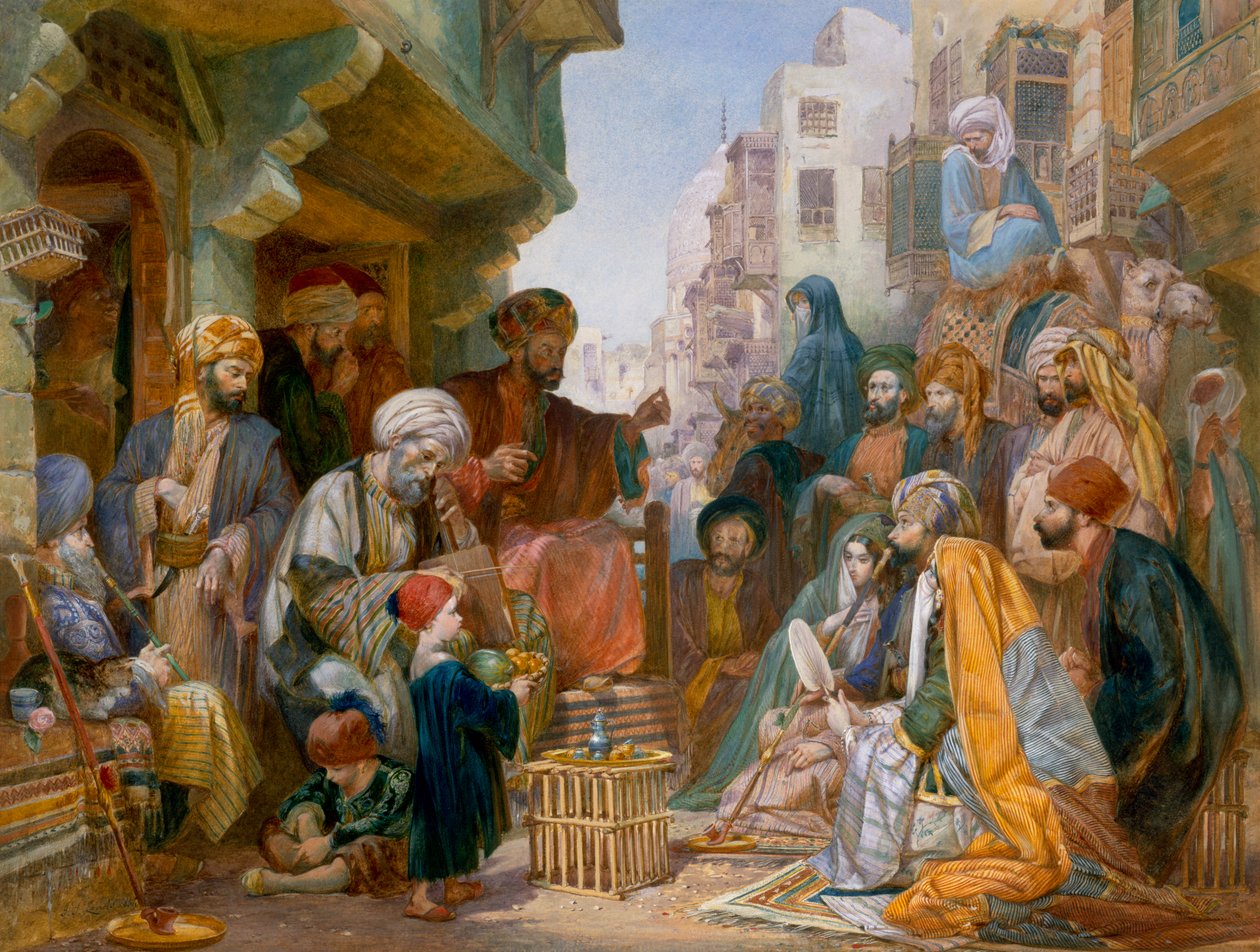 Cena de rua turca de Amadeo Preziosi