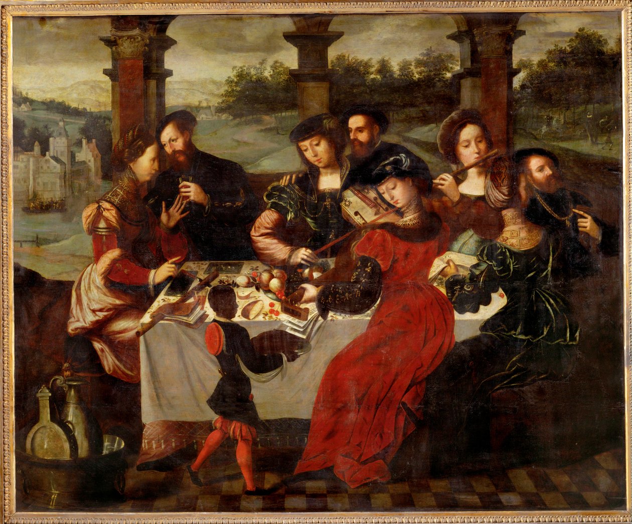 O concerto depois da refeição ... de Ambrosius Benson