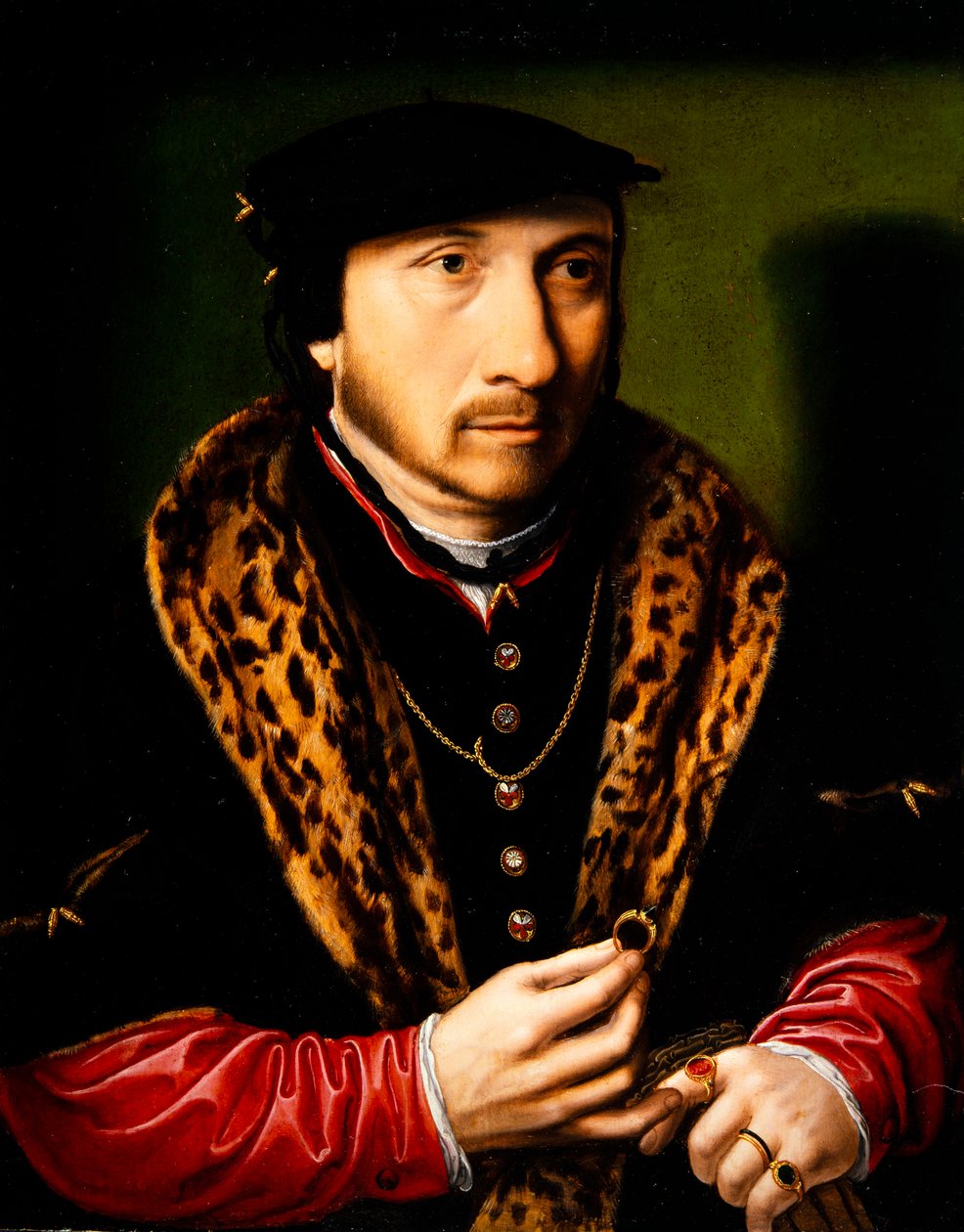 Retrato de um cavalheiro de Ambrosius Benson
