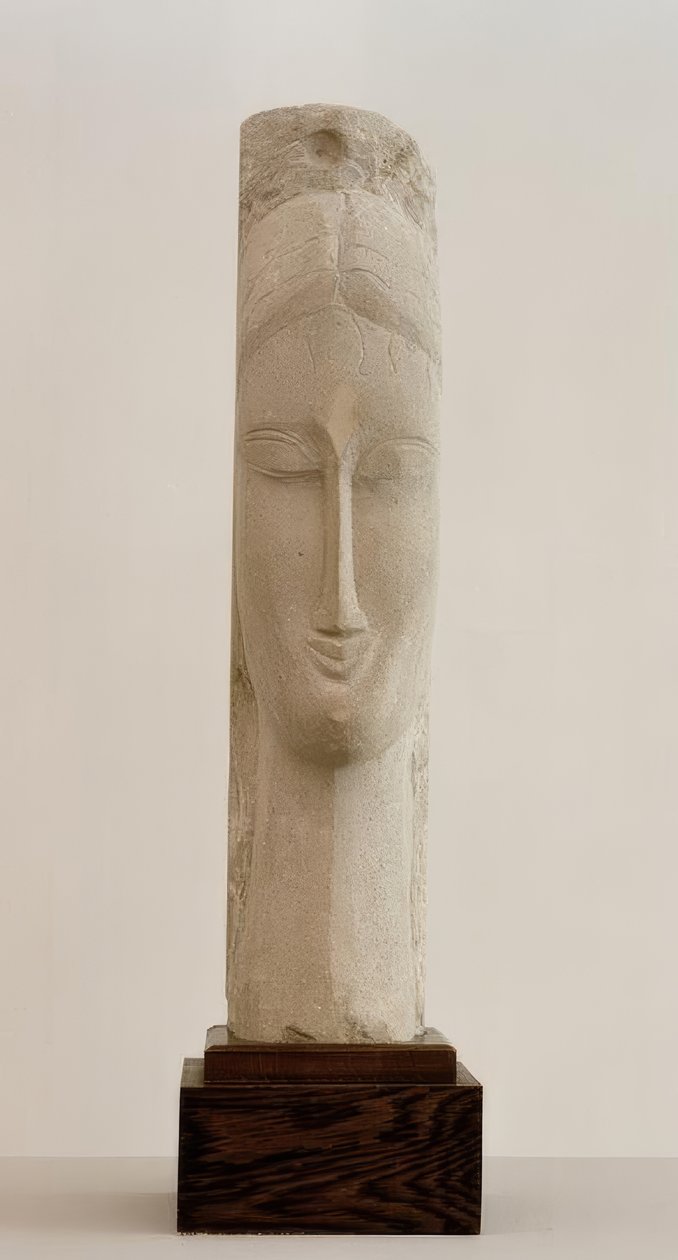 Cabeça de uma mulher de Amedeo Modigliani