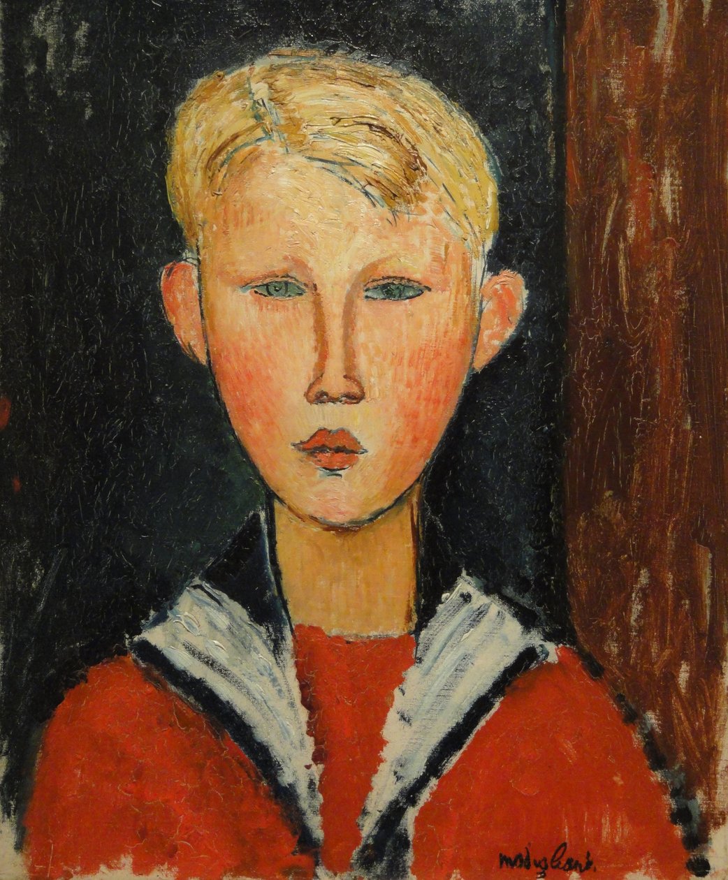 O garoto de olhos azuis de Amedeo Modigliani