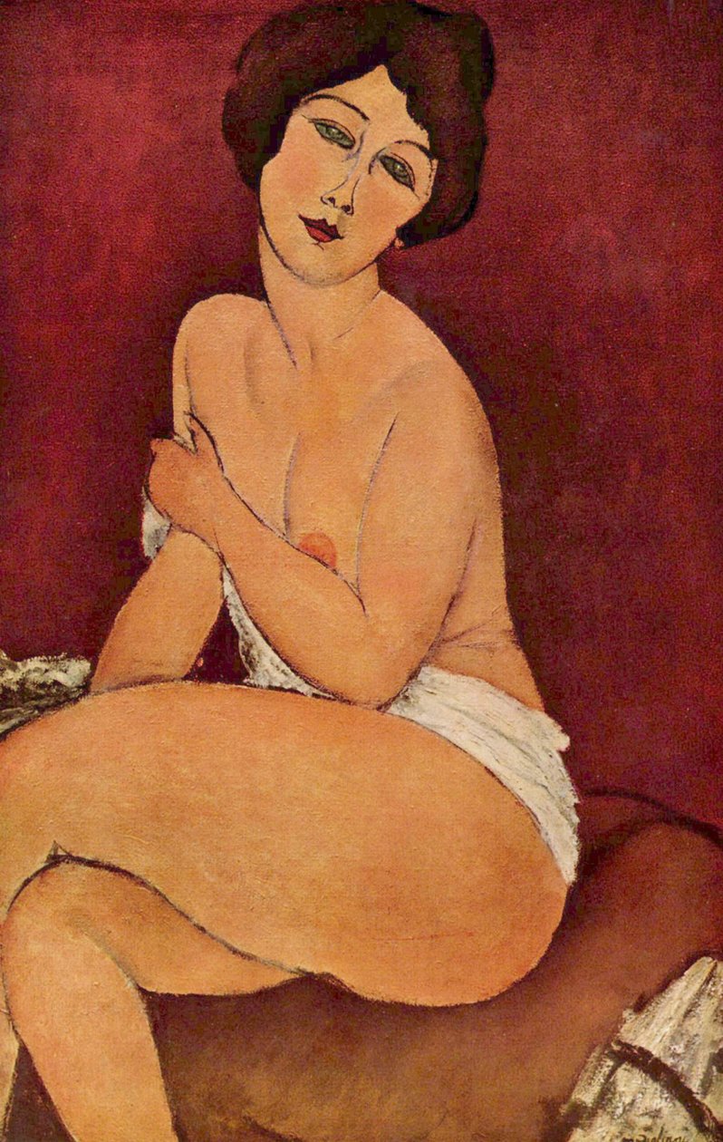 Nu feminino de Amedeo Modigliani