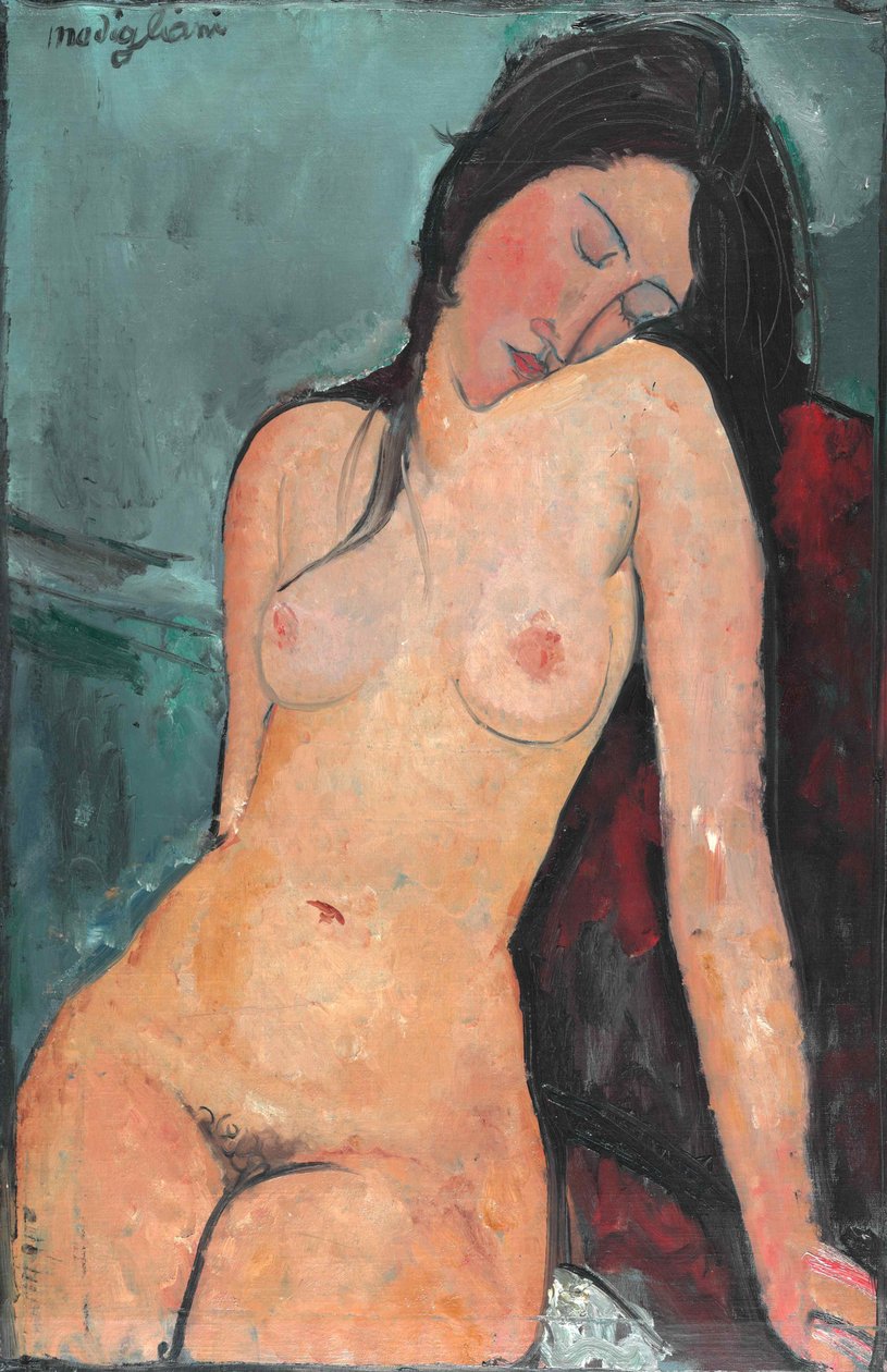 Nu feminino, c. 1916 de Amedeo Modigliani