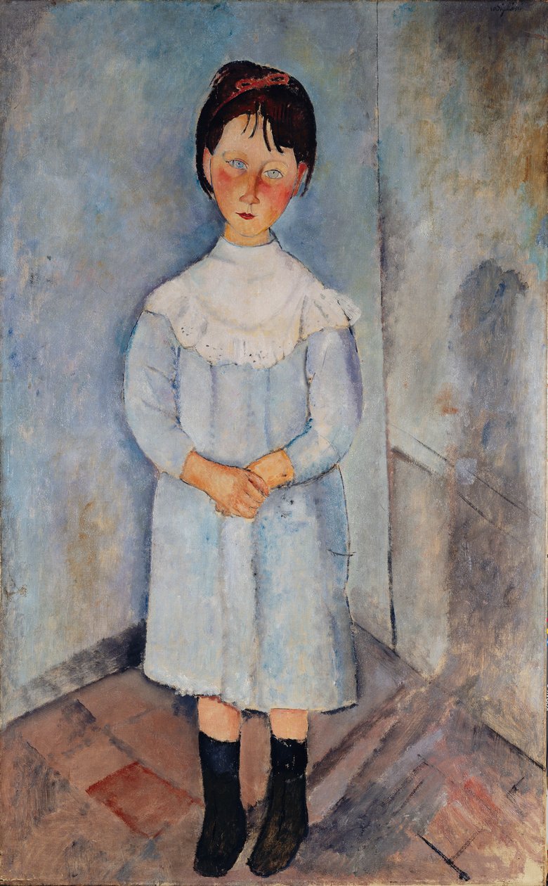 Garota de azul, 1918. de Amedeo Modigliani