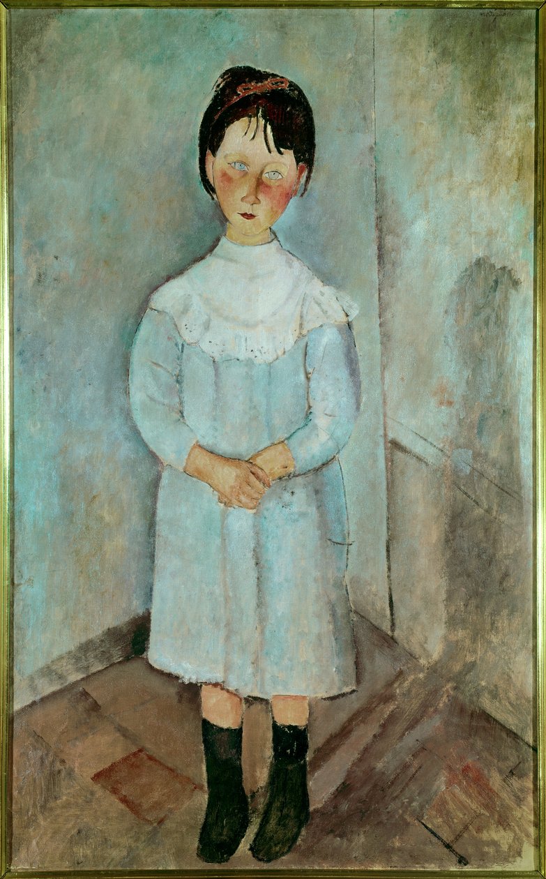 Menina de azul 1918 de Amedeo Modigliani