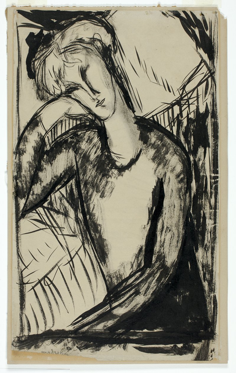 Retrato de uma jovem de Amedeo Modigliani