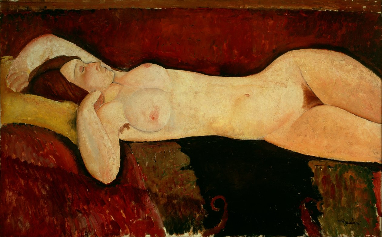 Nu reclinado c.1919 de Amedeo Modigliani