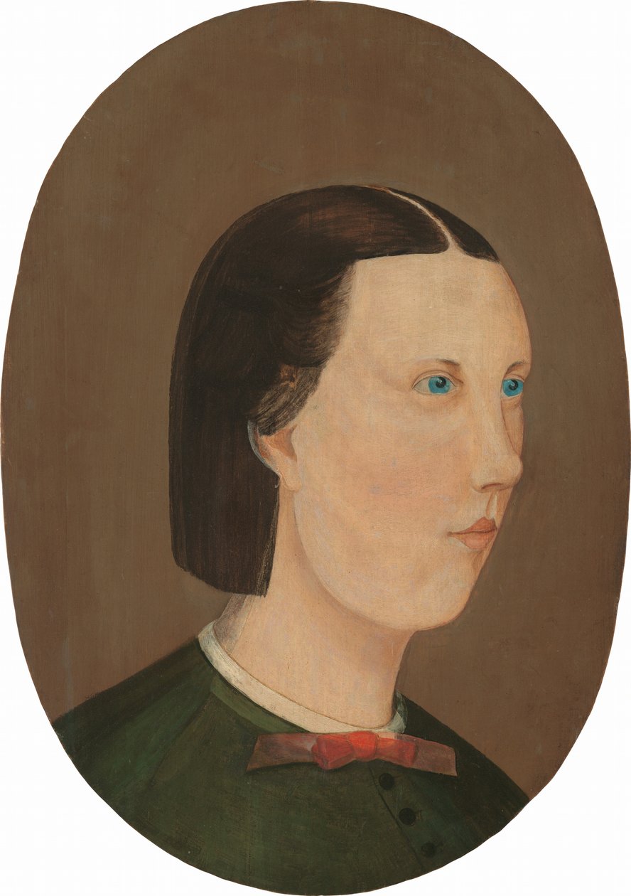 Olhos azuis de American 19th Century