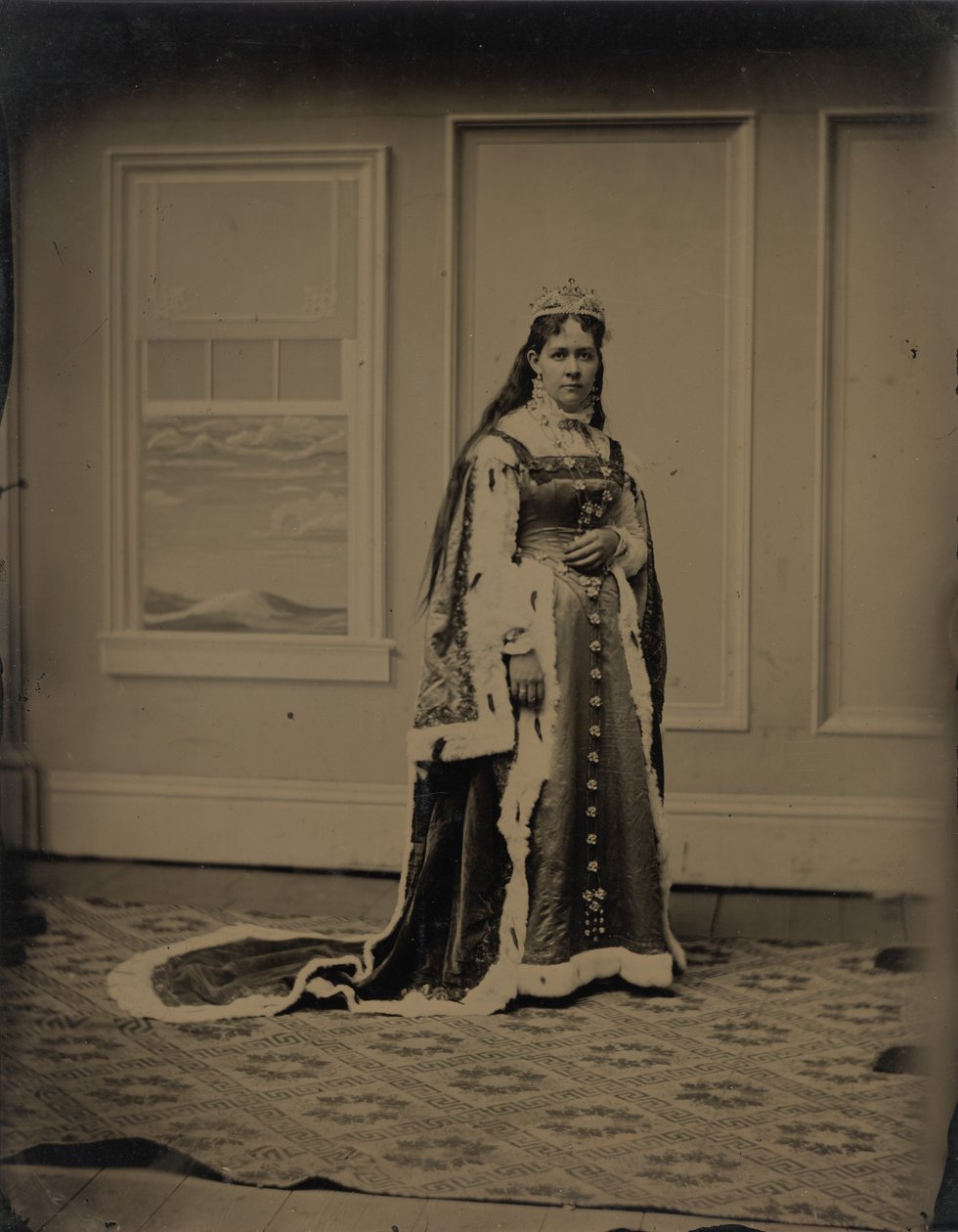 Retrato de uma mulher de American 19th Century