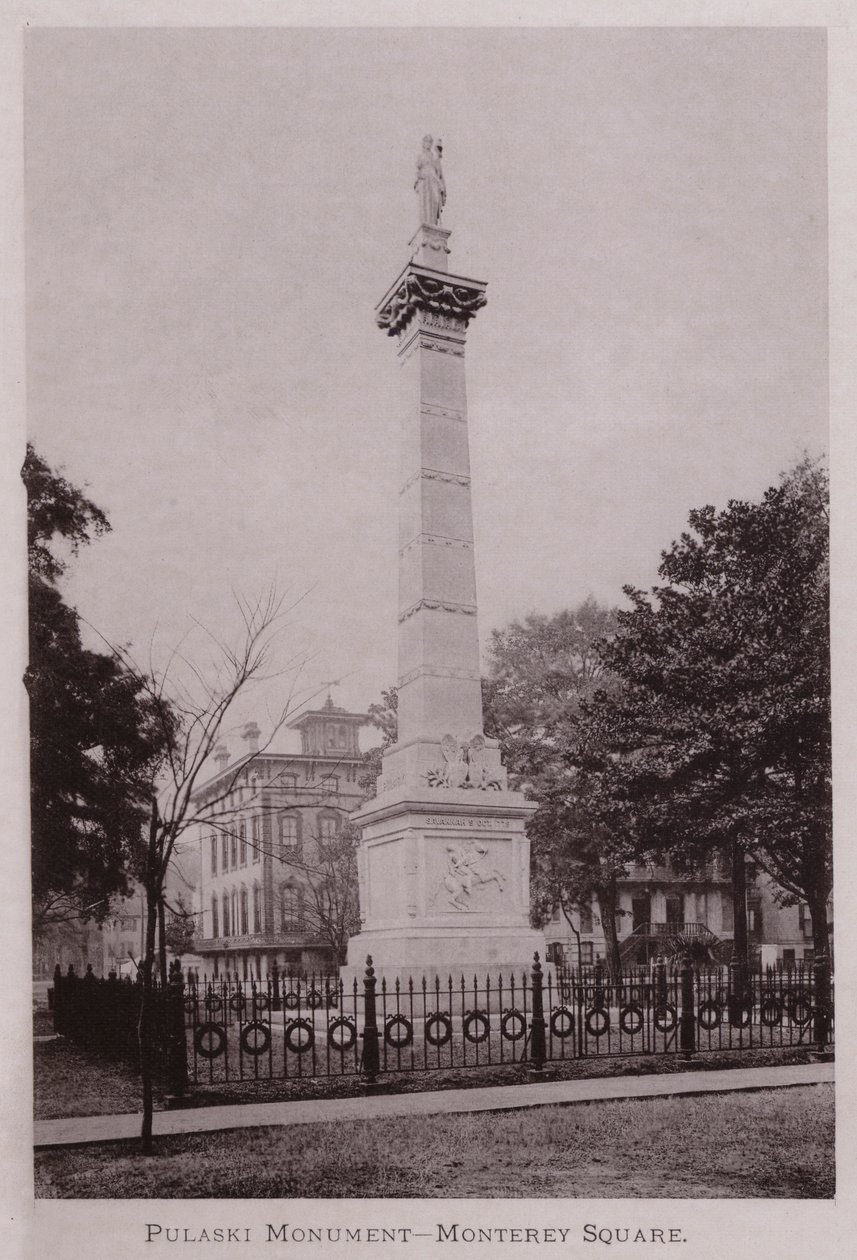 Monumento Pulaski, Praça Monterey (foto a p/b) de American Photographer (after)