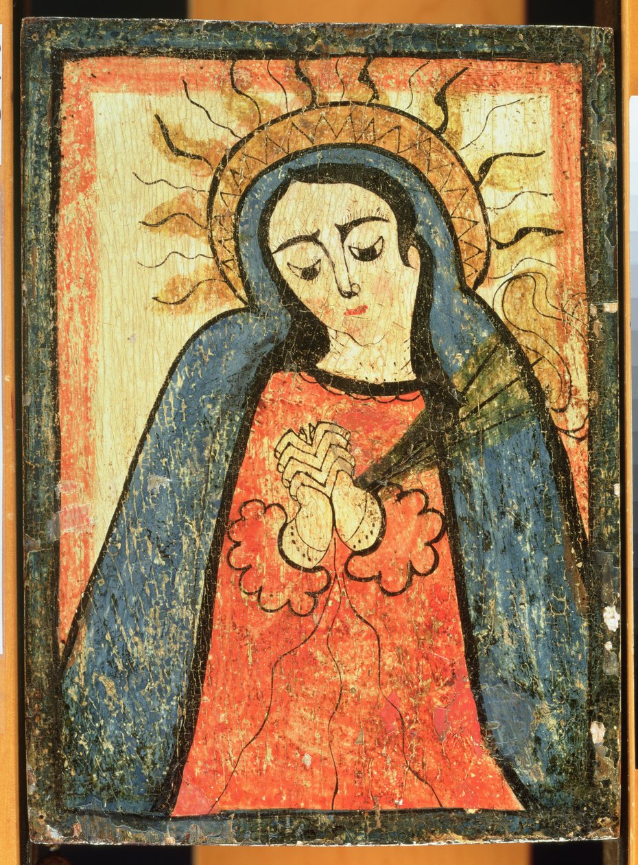 Madonna em oração de American School