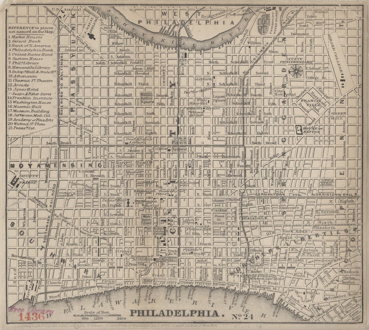 Filadélfia, 1848 de American School