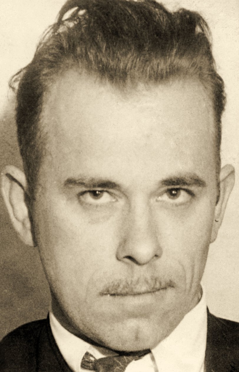 Retrato de John Dillinger (1903 - 34) de American School