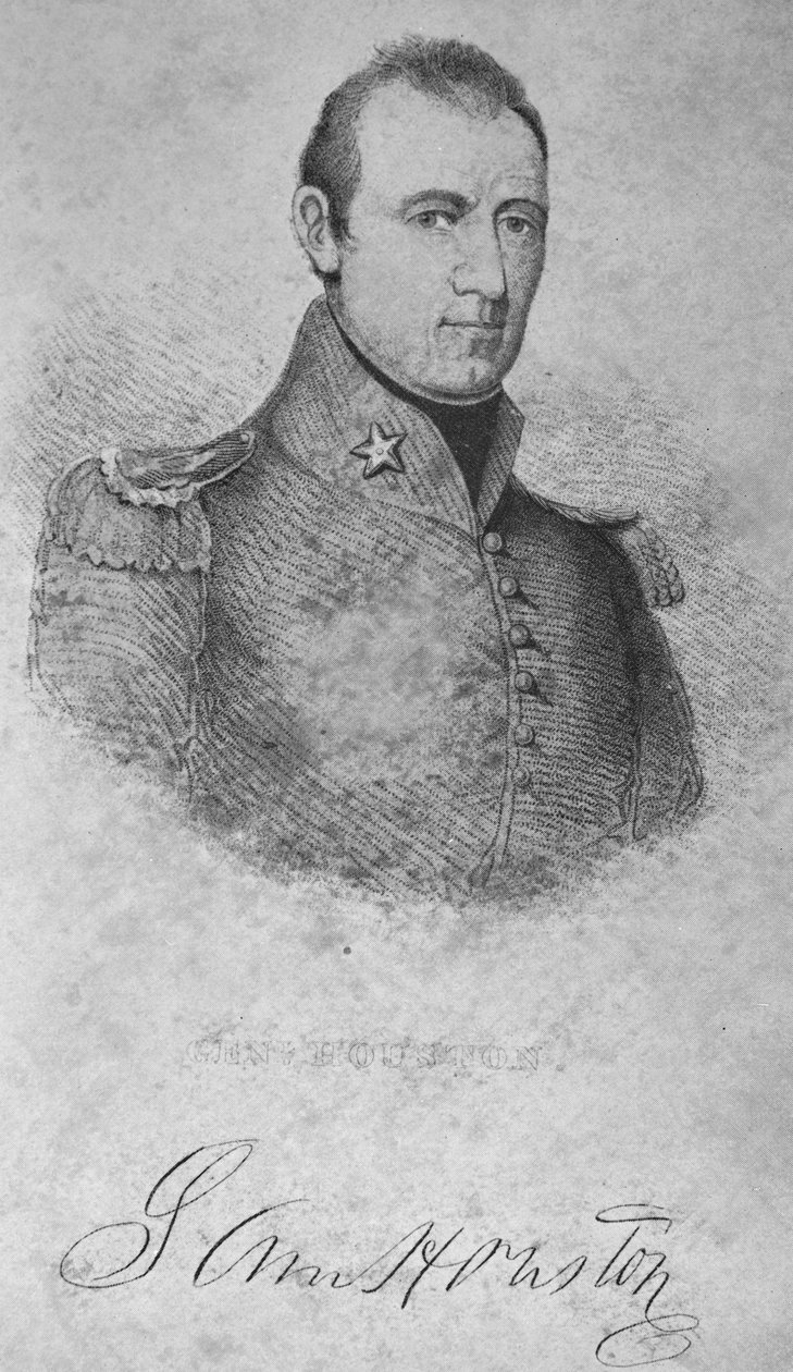Sam Houston, 1837 de American School