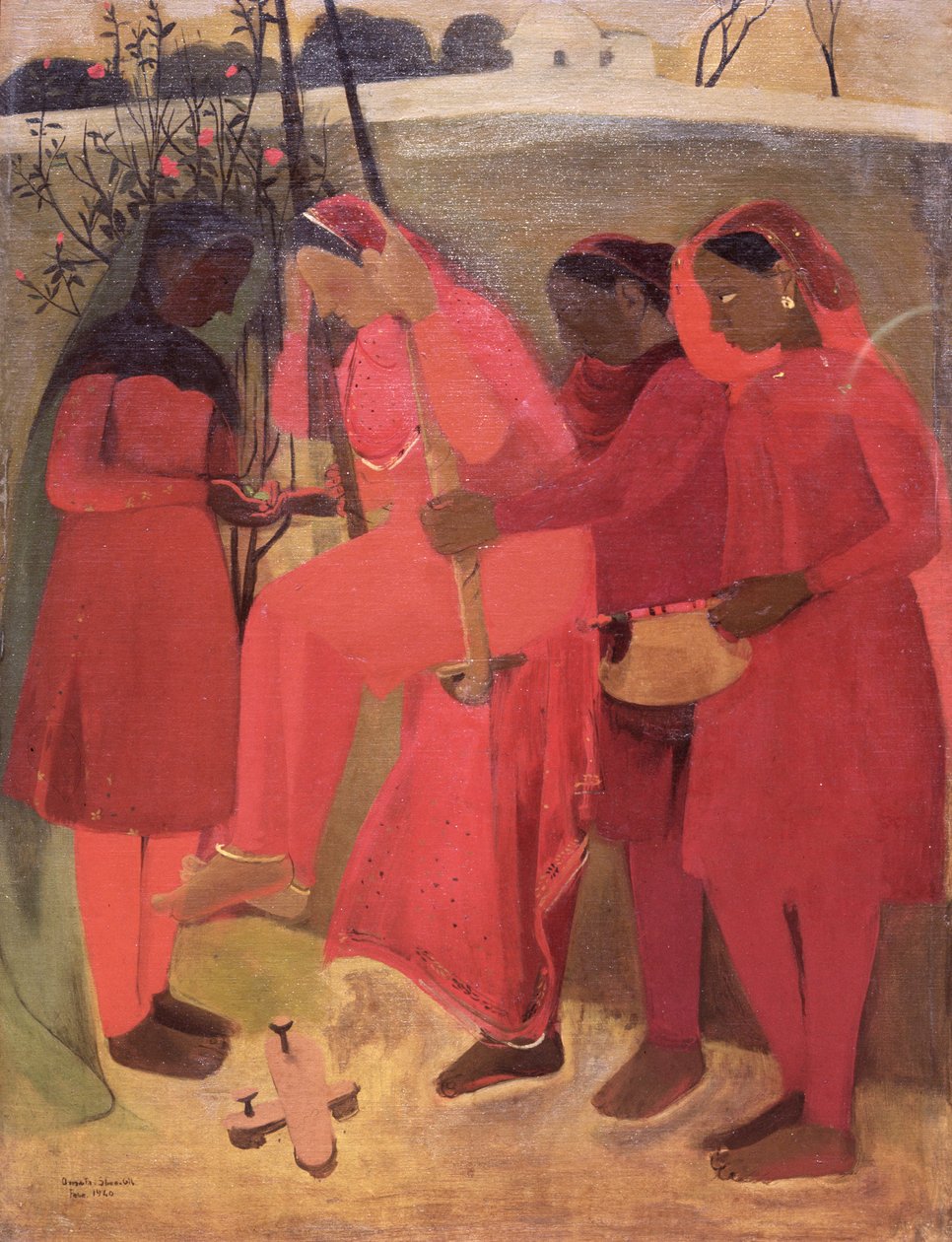 O balanço, 1940 de Amrita Sher Gill