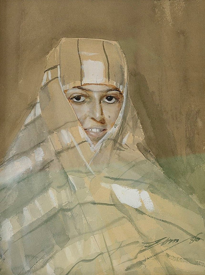Menina beduína de Anders Leonard Zorn