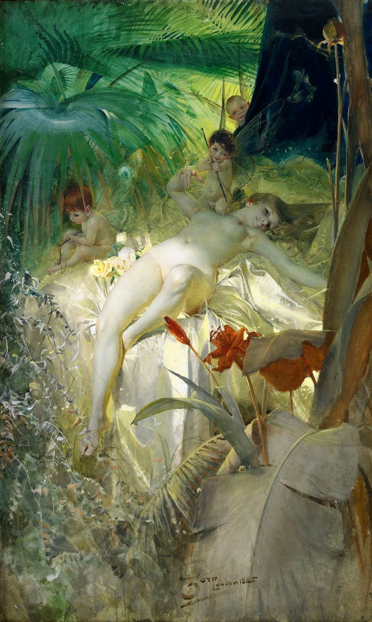 A ninfa do amor de Anders Leonard Zorn