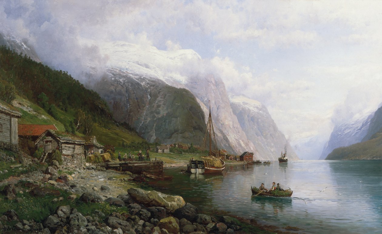 Secção de Sognefjorden de Anders Askevold