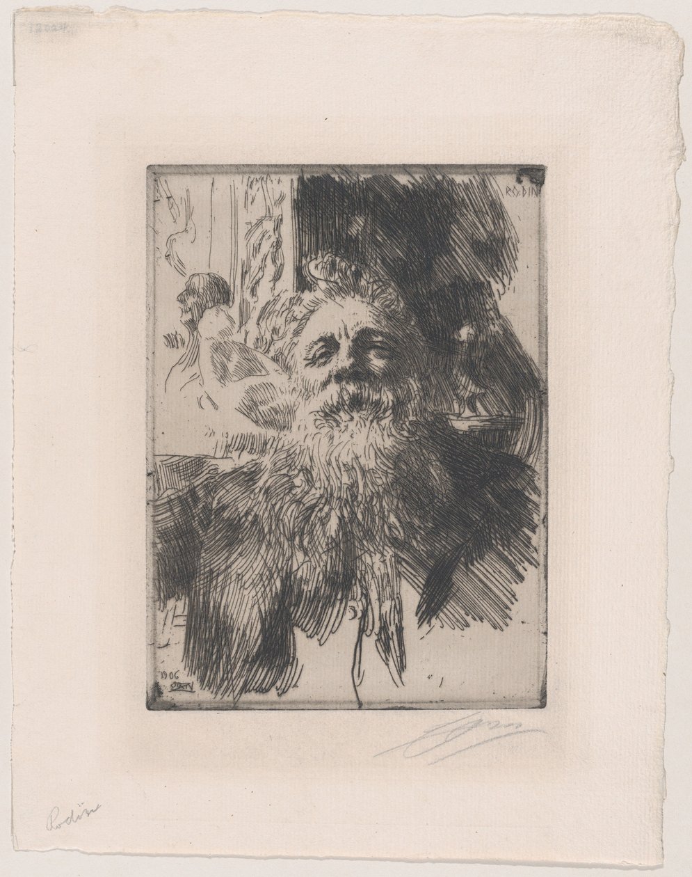 Auguste Rodin de Anders Leonard Zorn