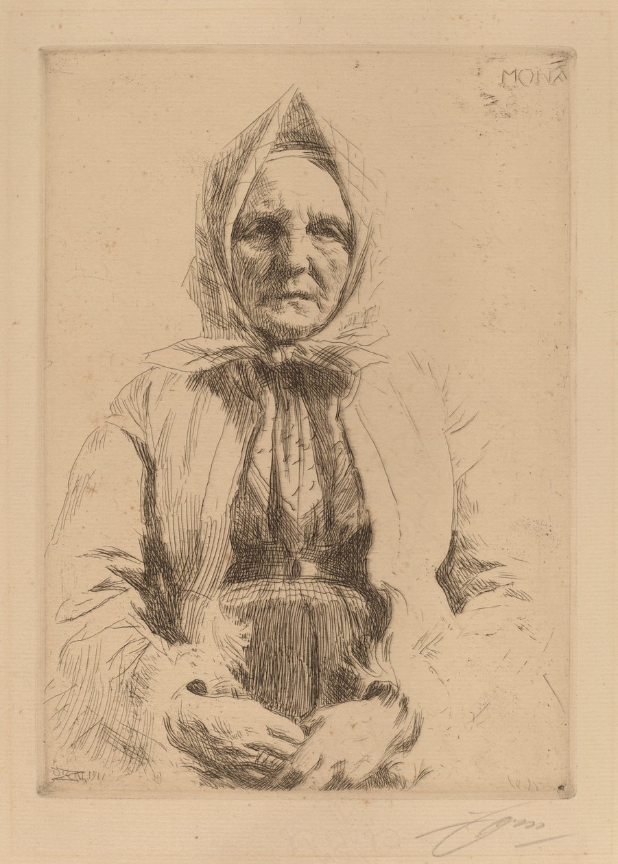 Mona, 1911. de Anders Leonard Zorn
