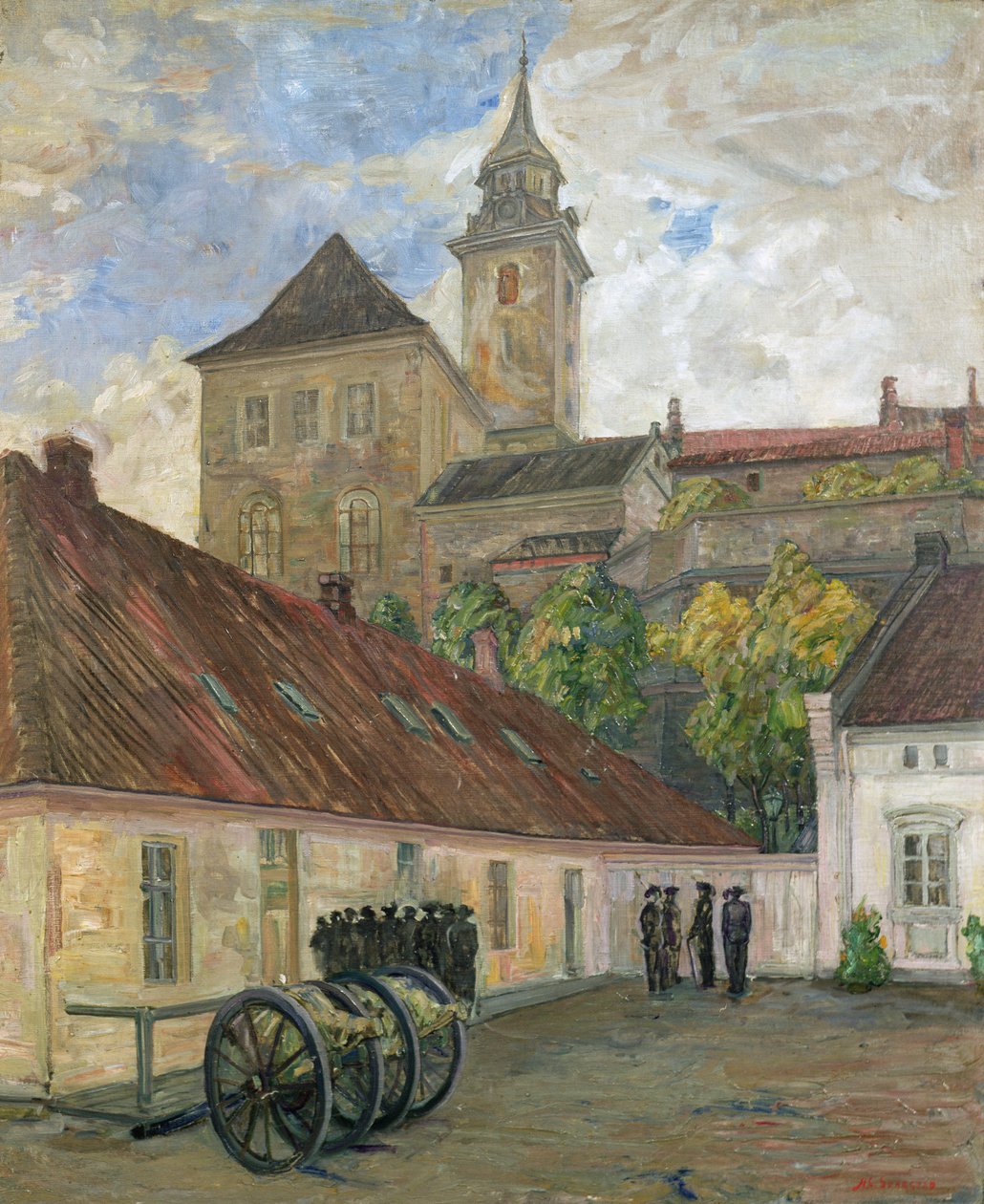 Akershus (óleo sobre tela) de Anders Svarstad