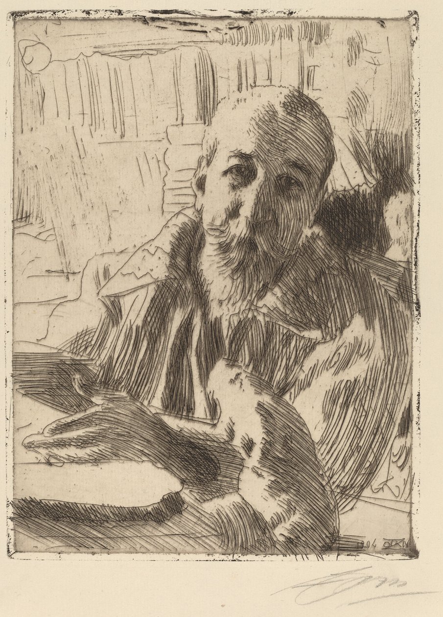 Anatole França de Anders Leonard Zorn