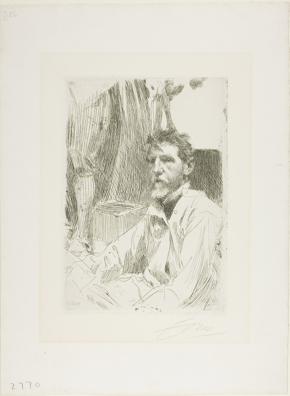 August Saint Gaudens I de Anders Leonard Zorn
