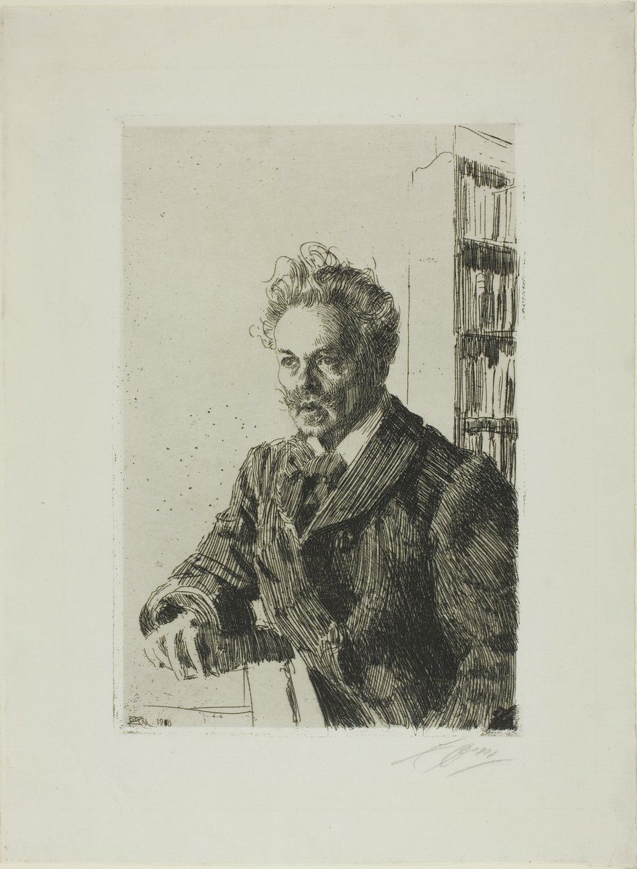 August Strindberg de Anders Leonard Zorn